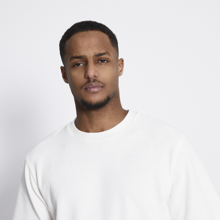 Structured tee "Love Structure" Ivory